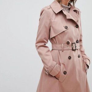 Pink Trench Coat